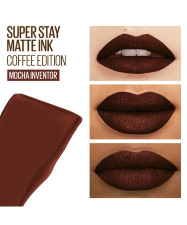 Maybelline SuperStay Matte Ink Liquid Lipstick - Coffee Edition, Mocha Inventor 0.17oz - Buy Online on GoSupps.com