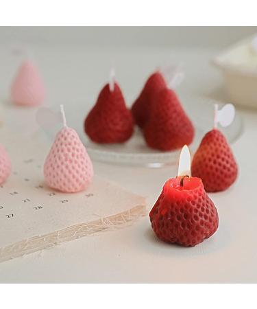Aromatherapy Strawberry Candle - Scented Gift for Her | Air Purifying Odor Eliminator | Perfect for Mother's Day & Festivals - Buy Online on GoSupps.com
