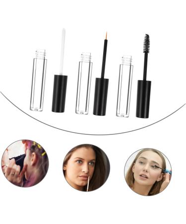Beatifufu 6pcs Eyeliner Eyelash Bottle Eyelash Cream Bottle Clear Eyelash Mascara Transparent Mascara Plastic - Buy Online on GoSupps.com
