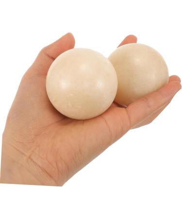 Coolhiya Jade Hand Exercise Balls - Set of 1 for Fitness & Massage | Gemstone Handfitness & Boccia Sport | International Shipping - Buy Online on GoSupps.com
