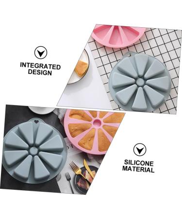 DECHOUS 3 Pcs 8 Points Scone Mold Soap Mold Circle Silicone Mold Baking Supply Silicone Cake Mold Jelly Molds Fondant Molds High Temperature Resistance Silica Gel Round Tray - Buy Online on GoSupps.com