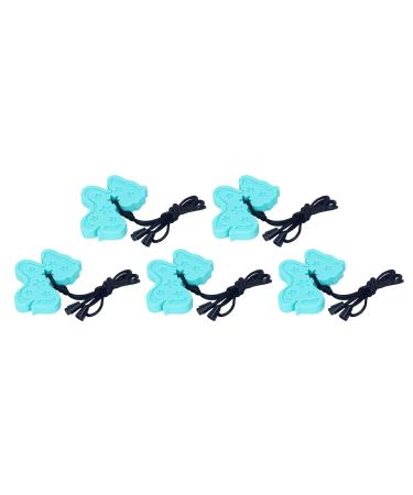 Cau-Bite Ring with Trailer | Sensory Chewing Relief | Turquoise Green | Prevent Finger Sucking | Everyday Use - Buy Online on GoSupps.com