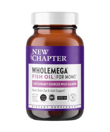 New Chapter Prenatal DHA Fish Oil Supplement with Omega 3 - 90 Capsules