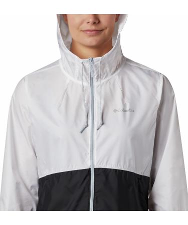 Columbia Flash Forward Windbreaker Jacket M White Black 101 - Lightweight & Stylish - Buy Online on GoSupps.com