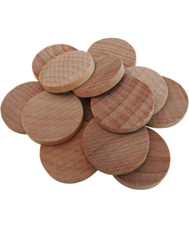 1 Inch Natural Wood Slices - 60 Pack for DIY Arts & Crafts Projects | Unfinished Round Wood Coins - Buy Online on GoSupps.com