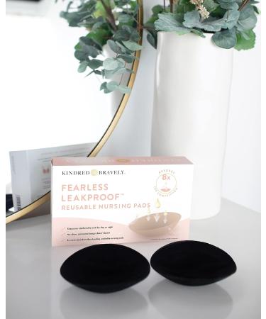 Kindred Bravely Leakproof Reusable Breast Pads - Ultra Absorbent Nursing Pads 4 Pack - Buy Online on GoSupps.com