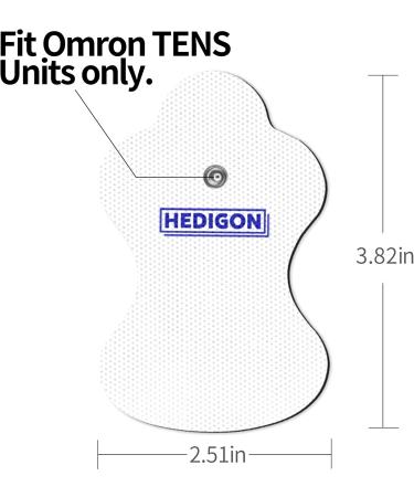 Durable (20PCS) Omron TENS Unit Replacement Pads - Reusable, 10 Pairs by HEDIGON - Buy Online on GoSupps.com