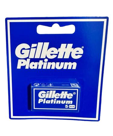 Buy 50 Gillette Platinum Premium Razor Blades - International Shipping Available | Best Quality Shaving Blades - Buy Online on GoSupps.com