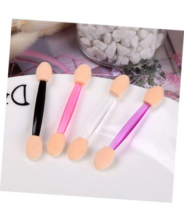 BIUDECO 50pcs Two-color Eyeshadow Brush Double Ended Makeup Brush Eyeliner Brush White Plastic Handle - Buy Online on GoSupps.com