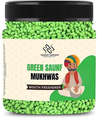 Hungry Harvest Combo Pack of Madrasi Saunf White Sweet Mint Saunf Mukhwas & Green Sugar Coated Saunf Mukhwas 300 GMS Each Total 600 GMS_Packing May Vary - Buy Online on GoSupps.com