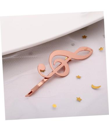 minkissy Hairpins for Co-workers Hair Pin Musical Note Hair Clip Alloy Hair Clip Hair Clips for Girls Goody Hair Clips for Women Girl Hairpin Women Hairpin Rose Gold Women's - Buy Online on GoSupps.com