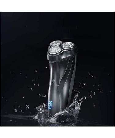 GeRRiT Electric Razor - Waterproof 3D Rechargeable Shaver for Men | Wet & Dry Rotary Shaving with Pop-up Trimmer & LED Display | 150 Mins Battery Life - Buy Online on GoSupps.com