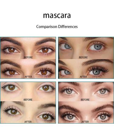 Dramatic lengthening smudge-proof waterproof and sweat-proof mascara long-lasting waterproof mascara premium waterproof and smudge-proof (1pcs Black 2 2 12.5cm) 1pcs Black 2 2 12.5cm - Buy Online on GoSupps.com
