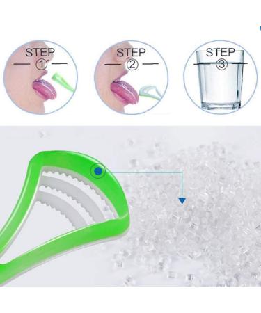 NALCY 10-Piece Plastic Tongue Scraper Set | Safe & Comfortable Oral Care for Adults & Kids | Fresh Breath Tongue Cleaner - Buy Online on GoSupps.com