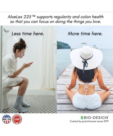 Aloe Lax 225 Natural Herbal Laxative - Gentle Relief for Occasional Constipation Gas & Bloating with 225 mg Natural Aloe Ferox - Supports Bowel Regularity & Colon Health - 60 Capsules Aloe Lax 225 1 Count (Pack of 60) - Buy Online on GoSupps.com