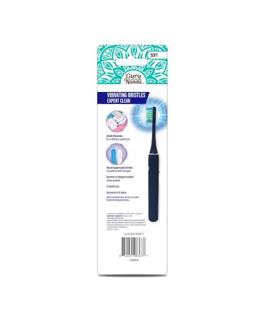 GuruNanda Sonic Toothbrush 2-Pack - Superior Clean Dual Modes Smart Timer Soft Bristles - Gentle & Effective Oral Care - Buy Online on GoSupps.com