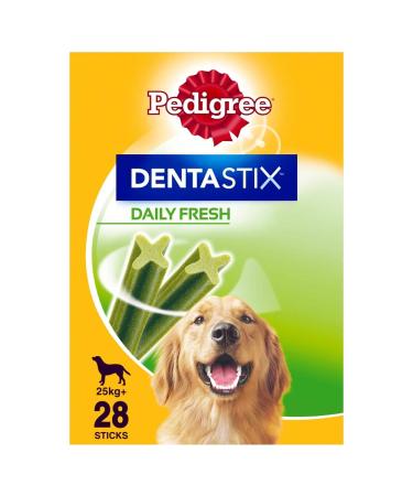 Pedigree Dentastix Fresh Daily Dental Chews for Large Dogs 25 kg+ 28 Sticks