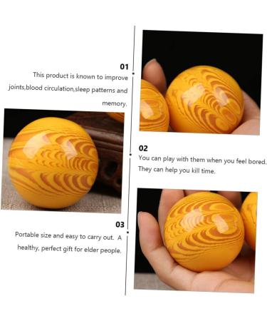 Healeeved 2st Health Ball - Seewide Body Massage Lacrosse Balls for Hands | Natural Baoding Balls & Yoga Fascia Relief - Buy Online on GoSupps.com