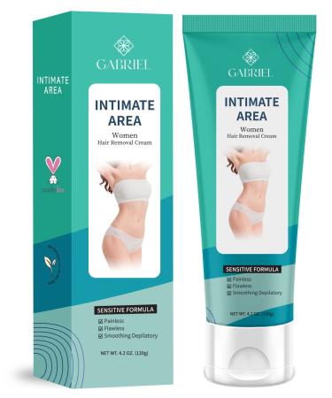 Intimate Hair Removal Cream for Women - Painless Depilatory Cream for Underarms, Private Parts & Bikini Area - Sensitive Formula for All Skin Types - Buy Online on GoSupps.com