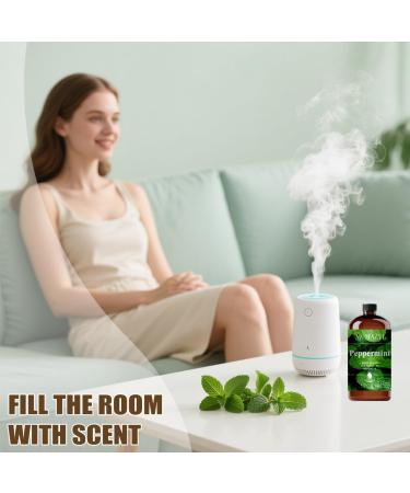 Peppermint Essential Oil and Rose Essential Oil 16 Fl Oz 480ML for Halloween Thanksgiving Day Christmas New Year's Day Gifts - Buy Online on GoSupps.com