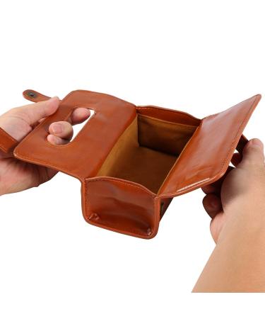 PU Leather Toiletry Bag | Portable Shaving Kit & Travel Organizer for Grooming Enthusiasts - International Shipping - Buy Online on GoSupps.com