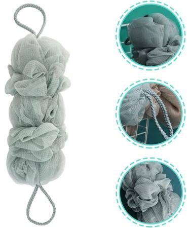LALAFINA Bath Sponge Loofah - Exfoliating Body Scrubber for Men and Women | Shower Pouf Scrubber for a Refreshing Bath Experience - Buy Online on GoSupps.com