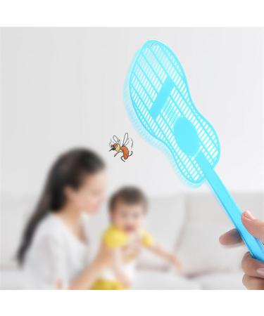 KKRAUS 4 Pack Plastic Guitar Fly Swatter Durable Manual Fly Swatters Long Handles Swat Set for Indoors Outdoor Mosquito Bee Spiders Flyswatter Black - Buy Online on GoSupps.com
