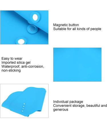 ZJchao Silicone Hairproof Hairdresser Cape - 19.7x16.9 Inches Neck Protection and Hair Cutting Pad - Buy Online on GoSupps.com