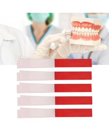 400 Pieces Red Dental Articulation Paper - Double-Sided Bisparate Strips for Contact Point Assessment - International Shipping Available - Buy Online on GoSupps.com
