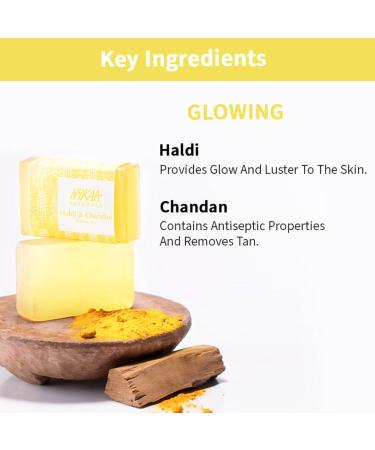 Shop Nykaa Naturals Purifying Bathing Soap | Tan Removal & Youthful Glow | Haldi & Chandan - 3.5 oz | Clearer Flawless Skin Worldwide Shipping - Buy Online on GoSupps.com