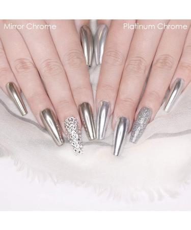Daily Charme Silver Chrome Nail Powder - 2g | Mirror Finish - Buy Online on GoSupps.com