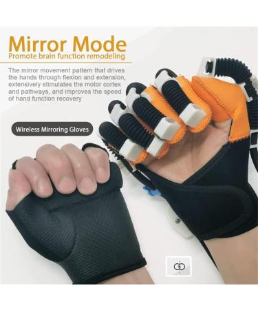 Air Pressure Rehabilitation Robot Gloves - Electric Finger Training Device for Stroke Recovery | Right Hand Medium - Optimize Hand Mobility & Rehabilitation - Buy Online on GoSupps.com