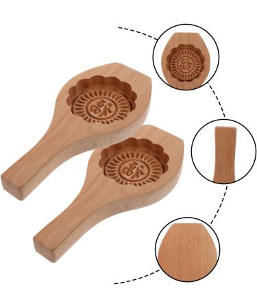 2pcs Supplies Mooncake Molds Pie Color Autumn Making Handmade Pastry for Pattern Bakery DIY Home Chinese Kitchen Chocolate Cooking Shape Lovely Bean Moon-Cake Pumpkin (Color : Wood Color Size : 22X 22X10.5CM Wood Color - Buy Online on GoSupps.com