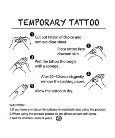 8pcs Kids Animal Face Tattoo Set - Water Transfer Butterfly Sticker for Halloween & Parties - Buy Online on GoSupps.com