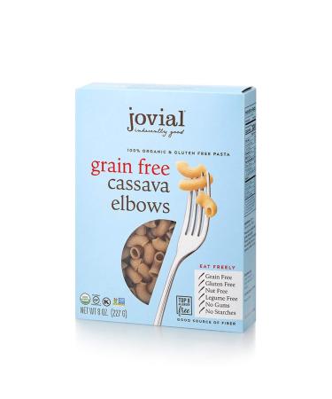 Jovial Grain-Free Cassava Elbows | Cassava Pasta | Paleo Pasta | Grain-Free | Certified Gluten-Free | 100% Organic Pasta | USDA Certified Organic | Non-GMO | High-Fiber | 8 oz (1 pack) 8 Ounce (Pack of 1) - Buy Online on GoSupps.com