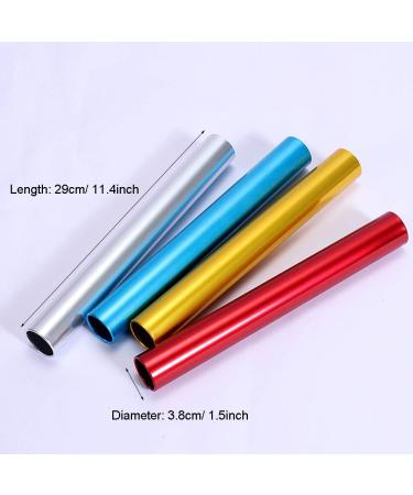 RAYNAG 3 Pack Aluminum Track Relay Batons - Durable Field Race Batons for Student Events (Blue, Gold, Red) - Buy Online on GoSupps.com