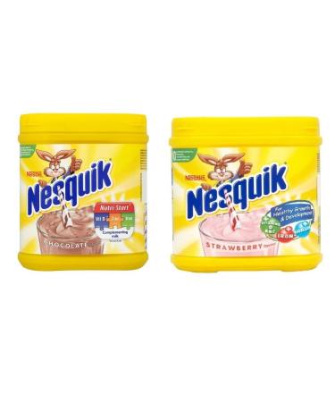 Nesquik Nesquik Milkshake 500g x 2 Chocolate & Strawberry Flavors