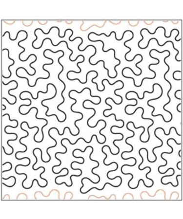 Set of 2 Longarm Quilting Pantographs - Basic Stipple and Splish Splash Patterns - Buy Online on GoSupps.com