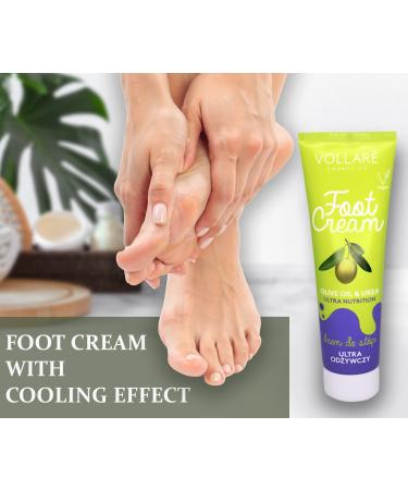 VERONA PRODUCTS Professional Foot Cream with Urea, Olive Oil, and Menthol for Dry Cracked Feet - Nourishing Dry Foot Treatment with Cooling Effect - Buy Online on GoSupps.com
