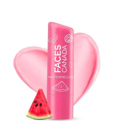 Color Lip Balm - Watermelon 02 Pink Tint 12HR Moisture SPF 15 Shea Butter Vitamin C & E Enriched Hydrating & Nourishing For Dry Chapped Lips 4.5gm
