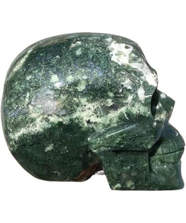 Natural Moss Agate Crystal Skull (Size : 300-400g) - Buy Online on GoSupps.com