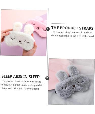 Beaupretty 4pcs Breathable Plush Goggles Facial Mask | Shop Internationally - Buy Online on GoSupps.com