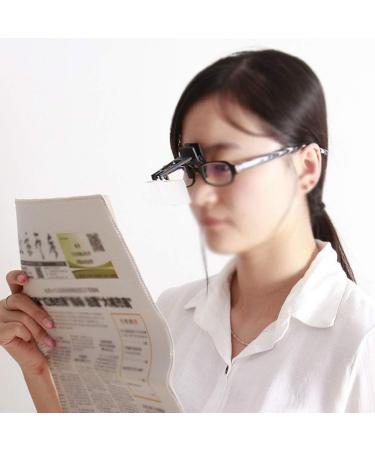 Glass with Light Glasses Clip Magnifier 3X Lightweight Portable Assisted Low Vision Reading Newspaper 2X 4X 25x Lightweight Handheld Glass Made in China - Buy Online on GoSupps.com