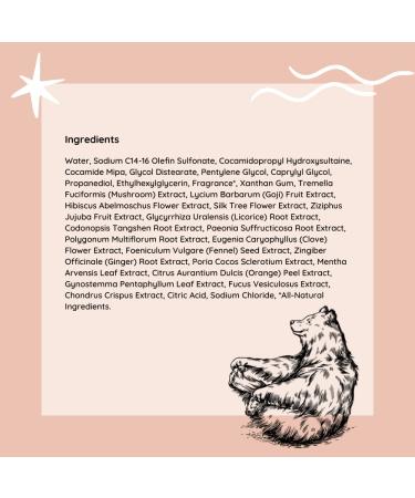 Gryph & IvyRose Bare It All 2-in-1 Shampoo & Body Wash - All Natural, Vegan & Cruelty-Free - 8oz (1-Pack) - Buy Online on GoSupps.com