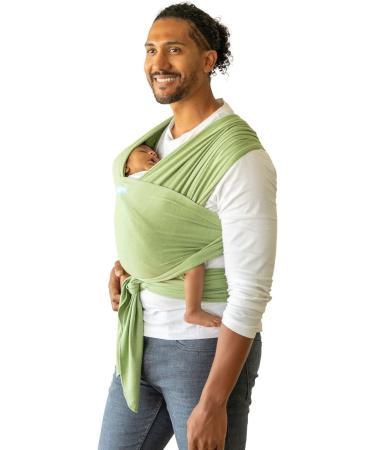 Moby Wrap Baby Carrier | Element: Best Baby Wrap for Newborns & Infants | #1 Baby Gift for Mom & Dad | Keeps Baby Safe & Secure | Adjustable for All Body Types | Kiwi - Buy Online on GoSupps.com