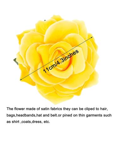 KEHAWK 15PCS Rose Flower Hairpins - Elegant Large Floral Hair Clips for Women - Perfect for Parties, Weddings & Bridal Hair Accessories - Buy Online on GoSupps.com