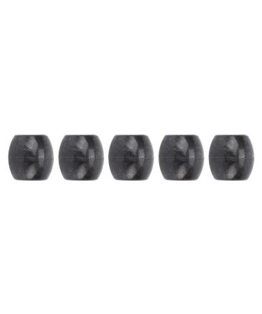 Dreadlocks Hair Beads Sturdy Plastic Hair Braiding Beads Hair Decoration Unique Hairstyle Black for Women for Party for Beard Braiding