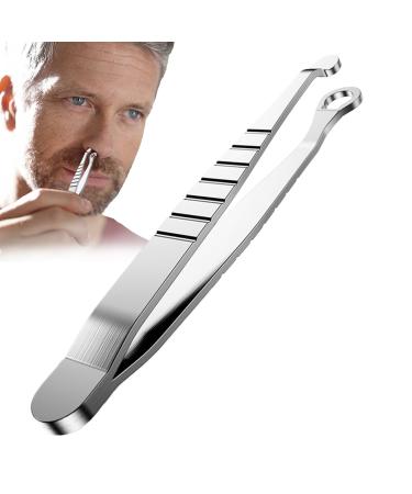 Ahuuen Eyebrow Pliers Nose Hair Clippers Anti Slip Round Tip Shavers Precisely For and Dry Shaving Sensitive Skin Care Travel Body and Ear