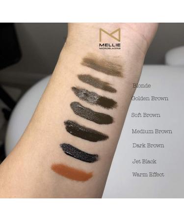 Mellie Microblading Pigment 10ml/.35fl.oz - Medical Grade, Long Lasting Dark Brown Permanent Makeup for Professionals - Buy Online on GoSupps.com