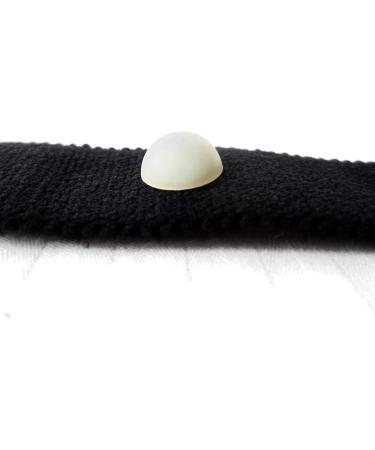 Acupressure Anti-Nausea Wristbands (Pair) - Black for Medium/Average Adults | Effective Relief for Motion Sickness - Buy Online on GoSupps.com